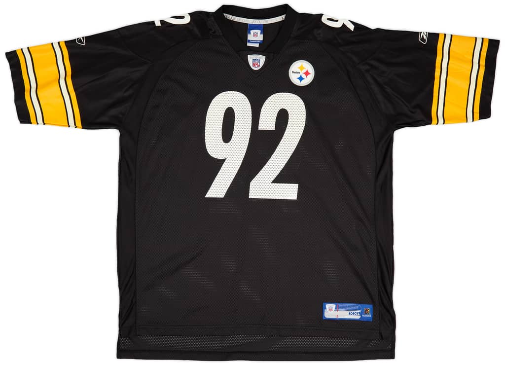 2003 Pittsburgh Steelers Gildon #92 Reebok On Field Home Jersey (Excellent) XXL