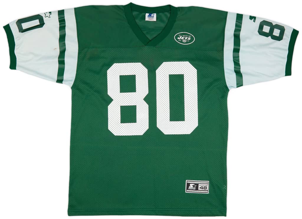 1998 New York Jets Chrebet #80 Starter Home Jersey (Good) L
