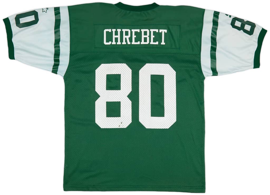 1998 New York Jets Chrebet #80 Starter Home Jersey (Good) L