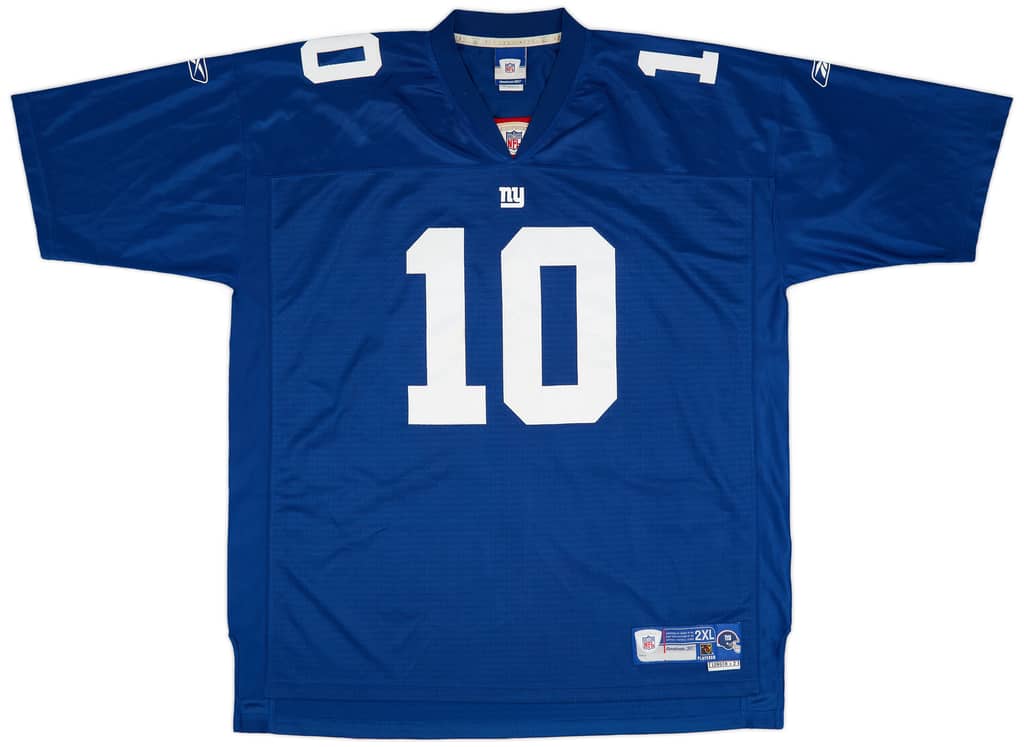 2005-06 New York Giants Manning #10 Reebok Premier Home Jersey (Very Good) XXL