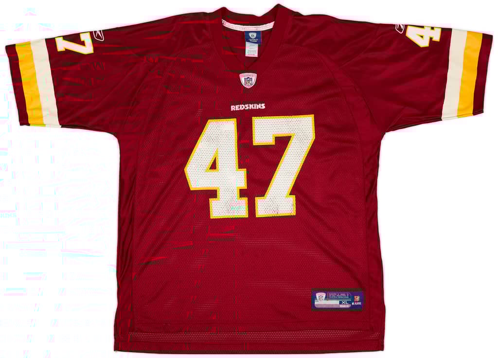 2008-11 Washington Redskins Cooley #47 Reebok On Field Home Jersey (Very Good) XL