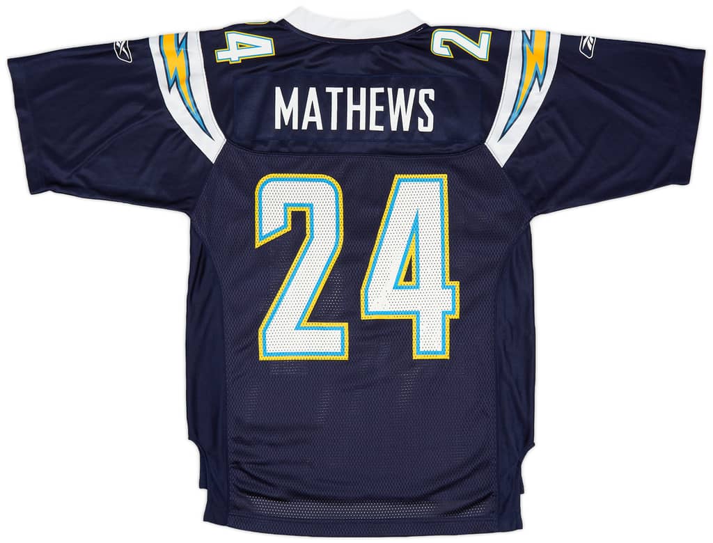 2010 San Diego Chargers Mathews #24 Reebok On Field Home Jersey (Excellent) S