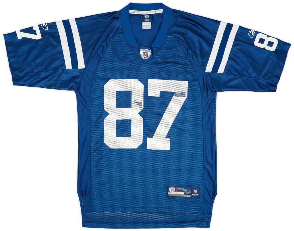 2008-11 Indianapolis Colts Wayne #87 Reebok On Field Home Jersey (Very Good) M