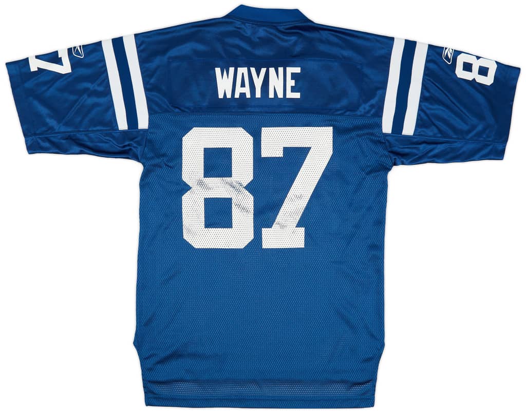 2008-11 Indianapolis Colts Wayne #87 Reebok On Field Home Jersey (Very Good) M