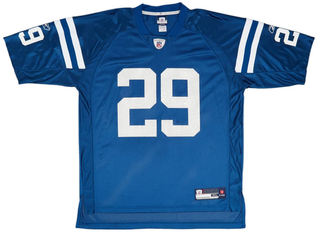 2007 Indianapolis Colts Addai #29 Reebok On Field Home Jersey (Excellent) XL