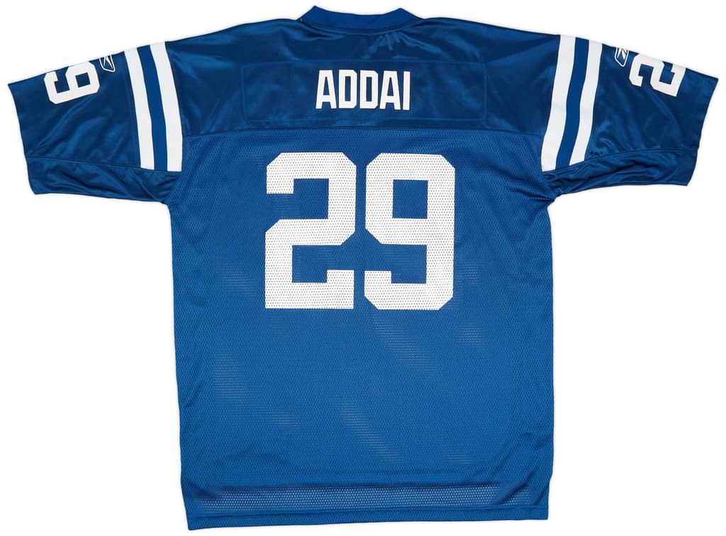 2007 Indianapolis Colts Addai #29 Reebok On Field Home Jersey (Excellent) XL