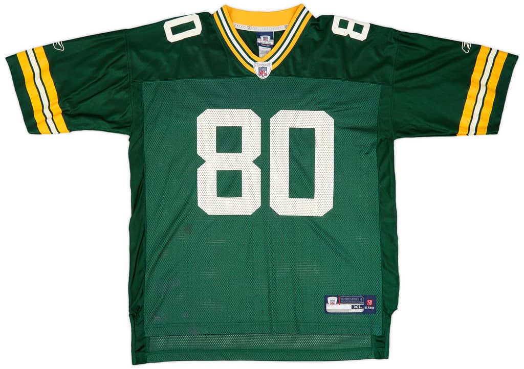 2007 Green Bay Packers Driver #80 Reebok On Field Home Jersey (Very Good) XL