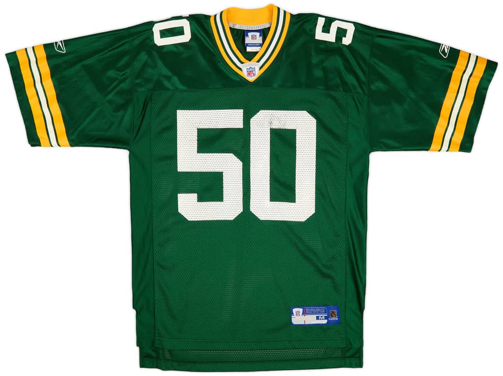 2006 Green Bay Packers Hawk #50 Reebok On Field Home Jersey (Excellent) M