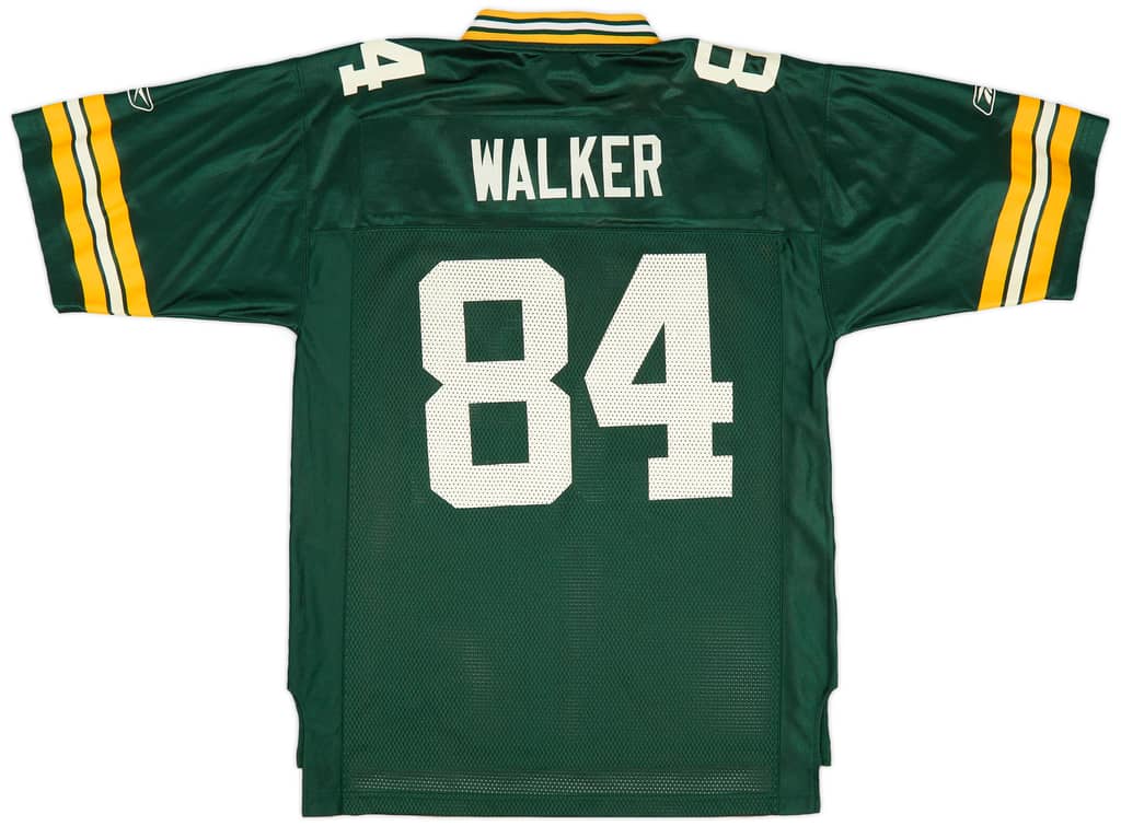 2002-04 Green Bay Packers Walker #84 Reebok On Field Home Jersey (Excellent) M