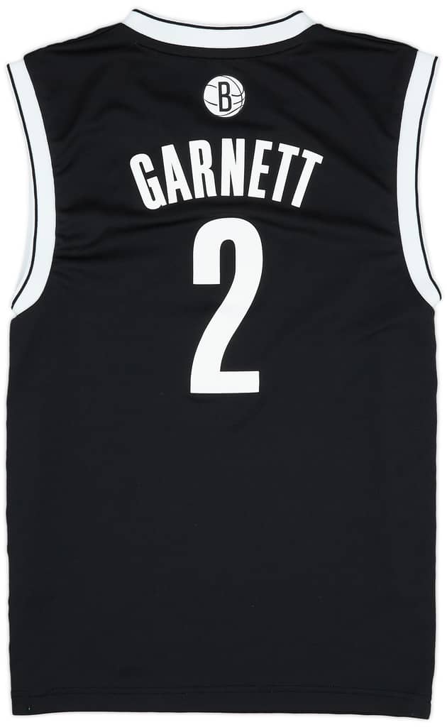 2013-14 Brooklyn Nets Garnett #2 adidas Swingman Away Jersey (Excellent) XS