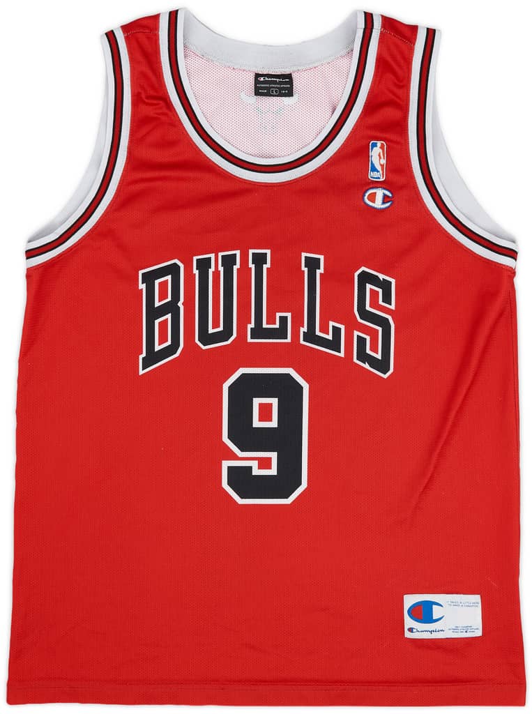 2006-10 Chicago Bulls Deng #9 Champion Away Jersey (Very Good) L