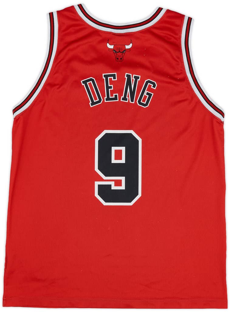 2006-10 Chicago Bulls Deng #9 Champion Away Jersey (Very Good) L