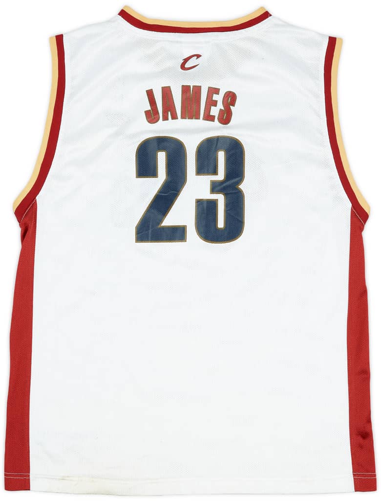 2003-06 Cleveland Cavaliers James #23 Reebok Home Jersey (Good) XL.Kids
