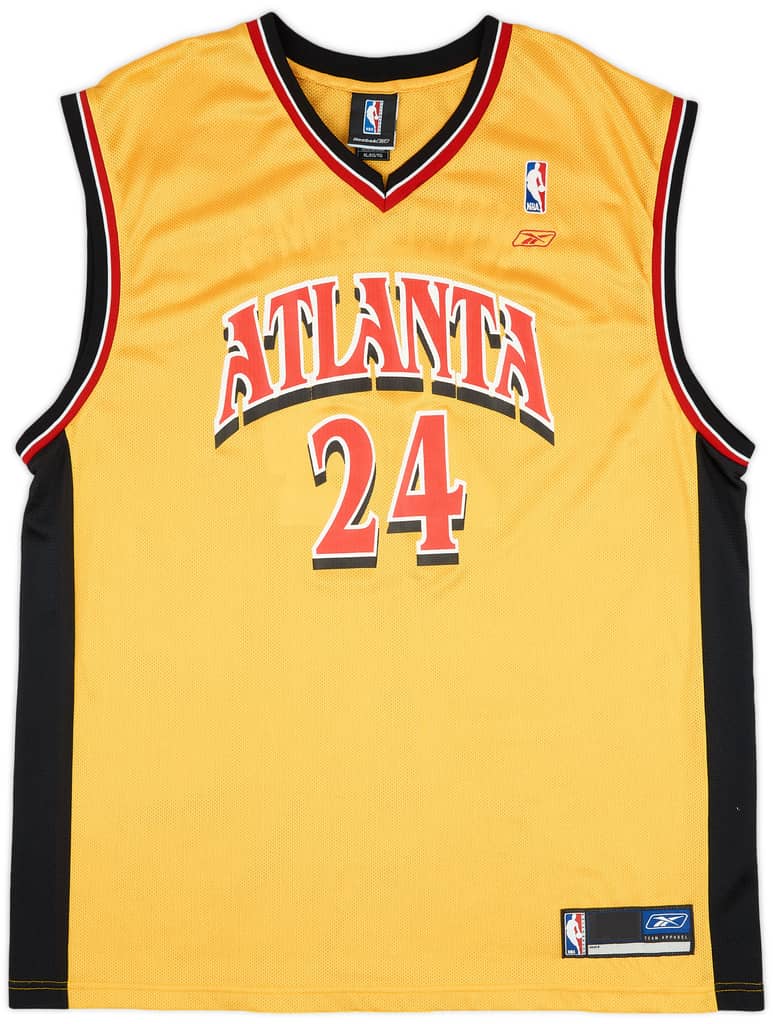 2005-06 Atlanta Hawks Williams #24 Reebok Alternate Jersey (Excellent) XL
