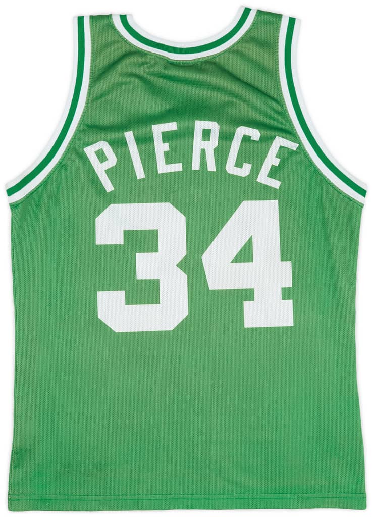 1998-10 Boston Celtics Pierce #34 Champion Away Jersey (Very Good) S