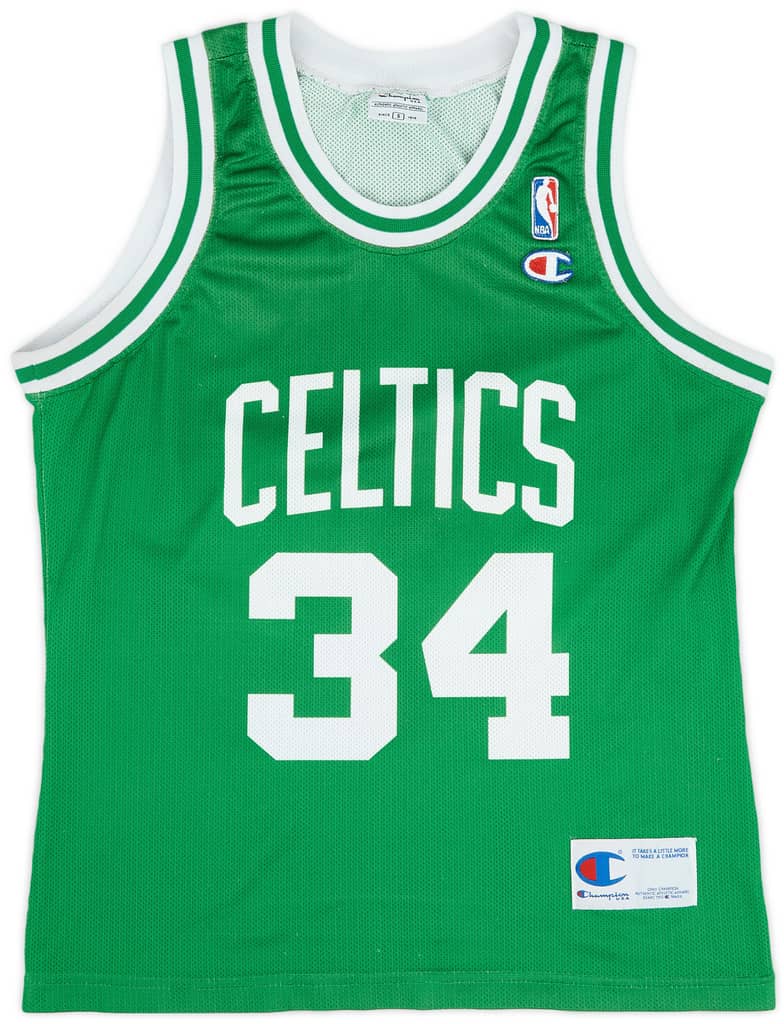 1998-10 Boston Celtics Pierce #34 Champion Away Jersey (Very Good) S