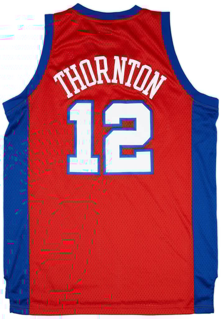 2007-10 LA Clippers Thornton #12 adidas Swingman Away Jersey (Excellent) L