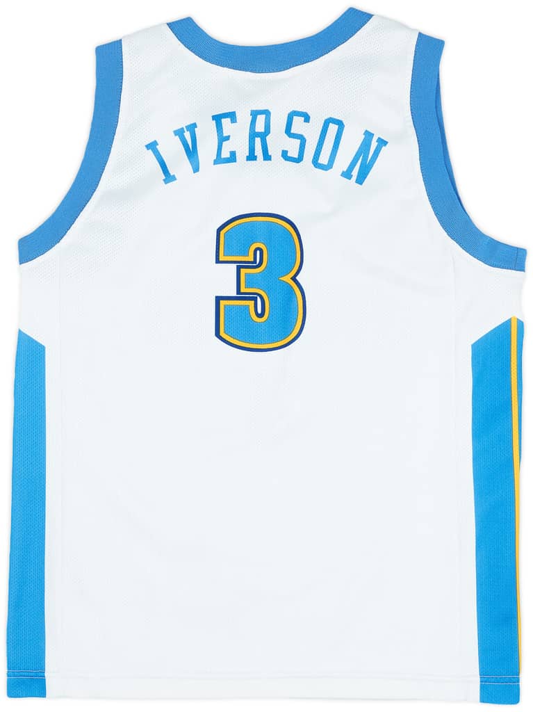 2006-08 Denver Nuggets Iverson #3 Champion Home Jersey (Excellent) M