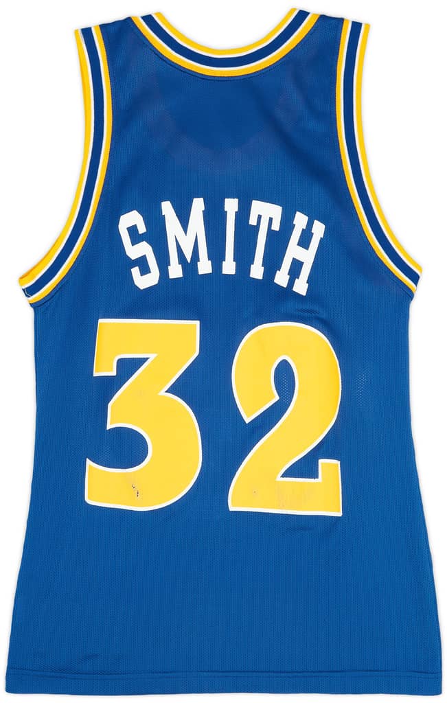 1995 Golden State Warriors Smith #32 Champion Away Jersey (Very Good) S