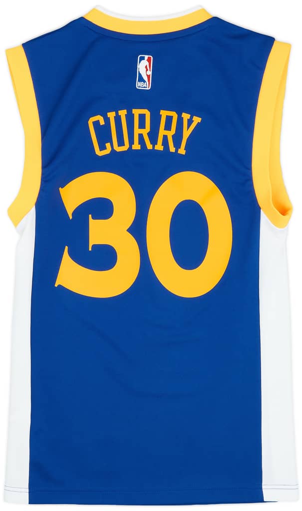 2014-17 Golden State Warriors Curry #30 adidas Away Jersey (Excellent) XXS