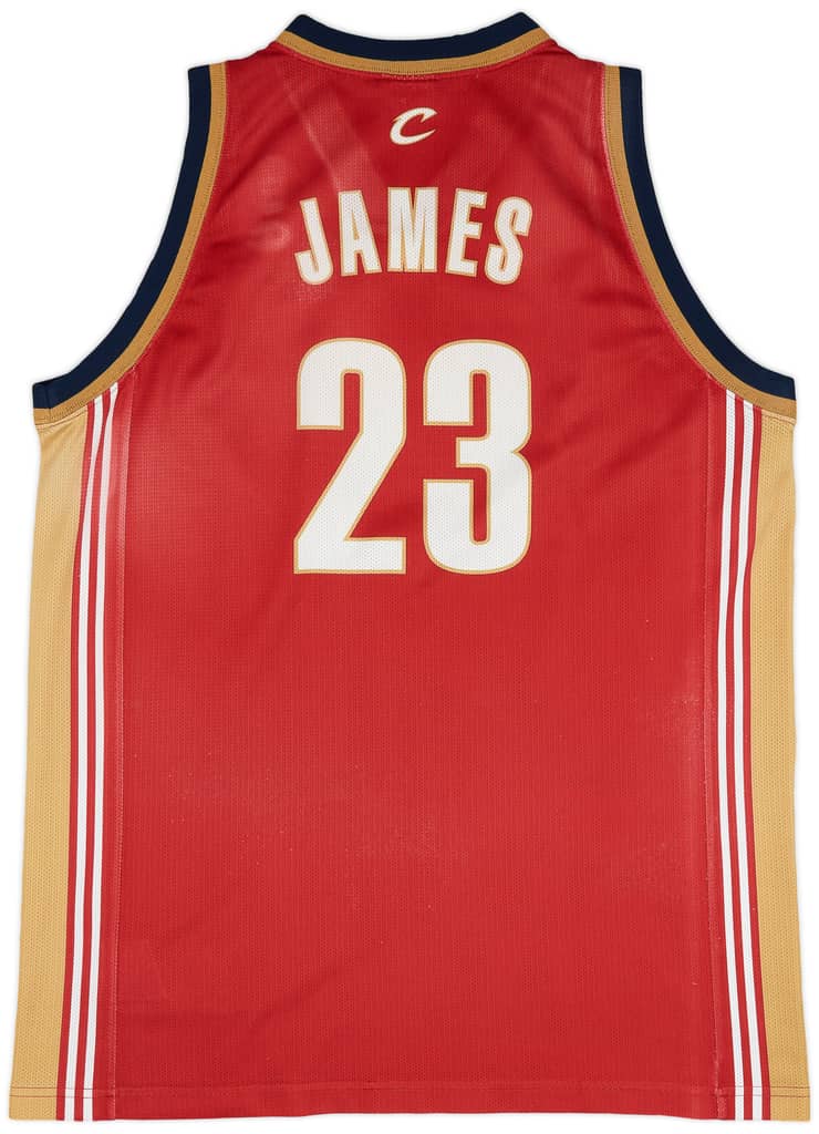 2003-10 Cleveland Cavaliers James #23 Champion Away Jersey (Very Good) XL
