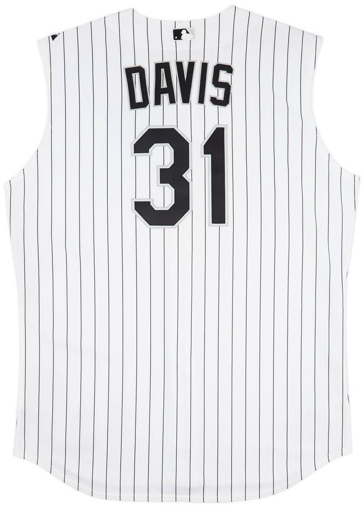 2005 Chicago White Sox Davis #31 Team Issued Majestic Home Jersey (Very Good) XXL