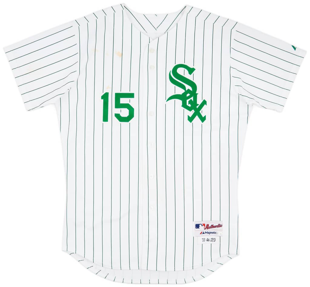 2013 Chicago White Sox Beckham #15 Game Worn Majestic Alternate Jersey (Very Good) XL