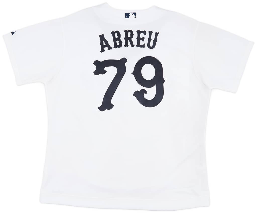2016 Chicago American Giants Abreu #79 Authentic Majestic Batting Practice Jersey (Excellent) XL