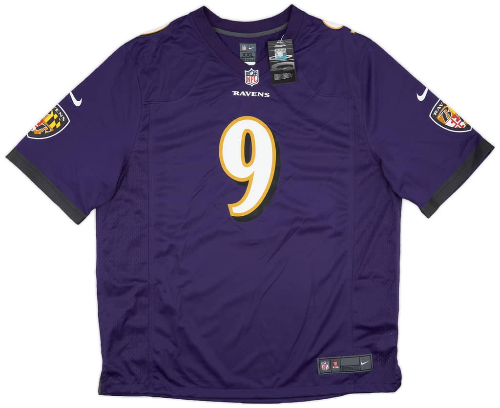 2012-23 Baltimore Ravens Tucker #9 Nike Game Home Jersey (XXL)