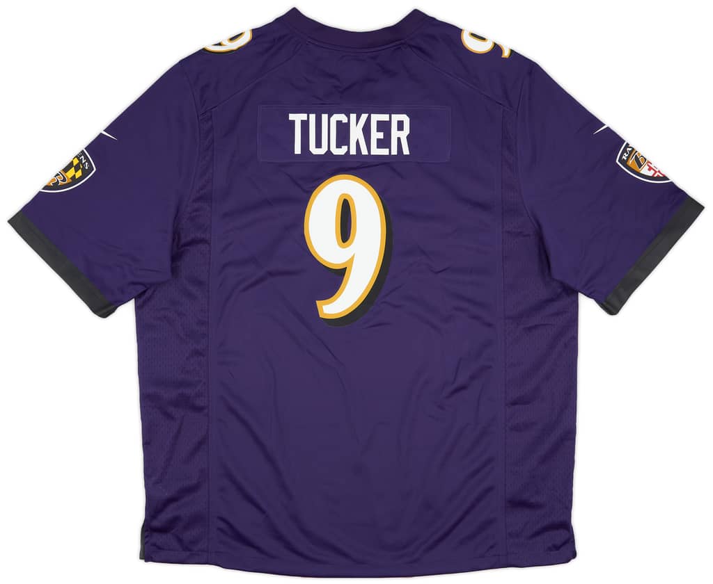 2012-23 Baltimore Ravens Tucker #9 Nike Game Home Jersey (XXL)