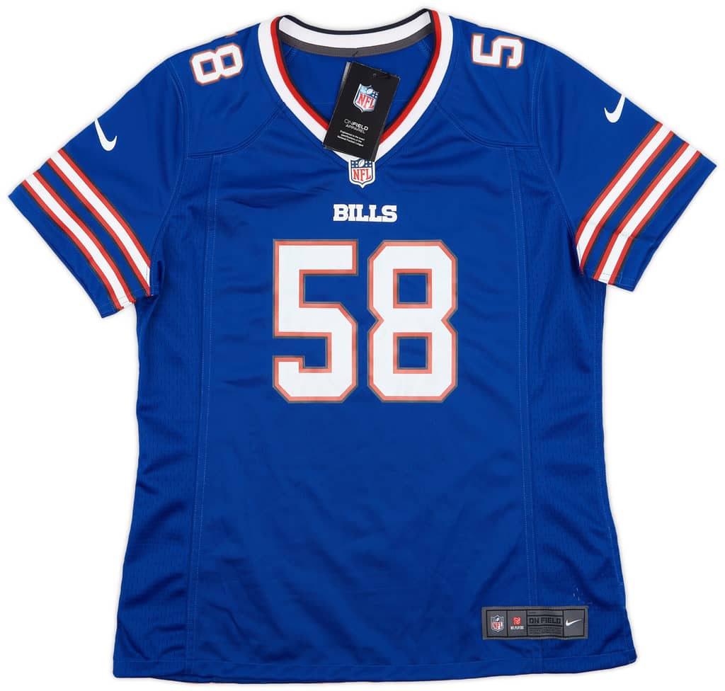2017-23 Buffalo Bills Milano #58 Nike Game Home Jersey Womens (L)