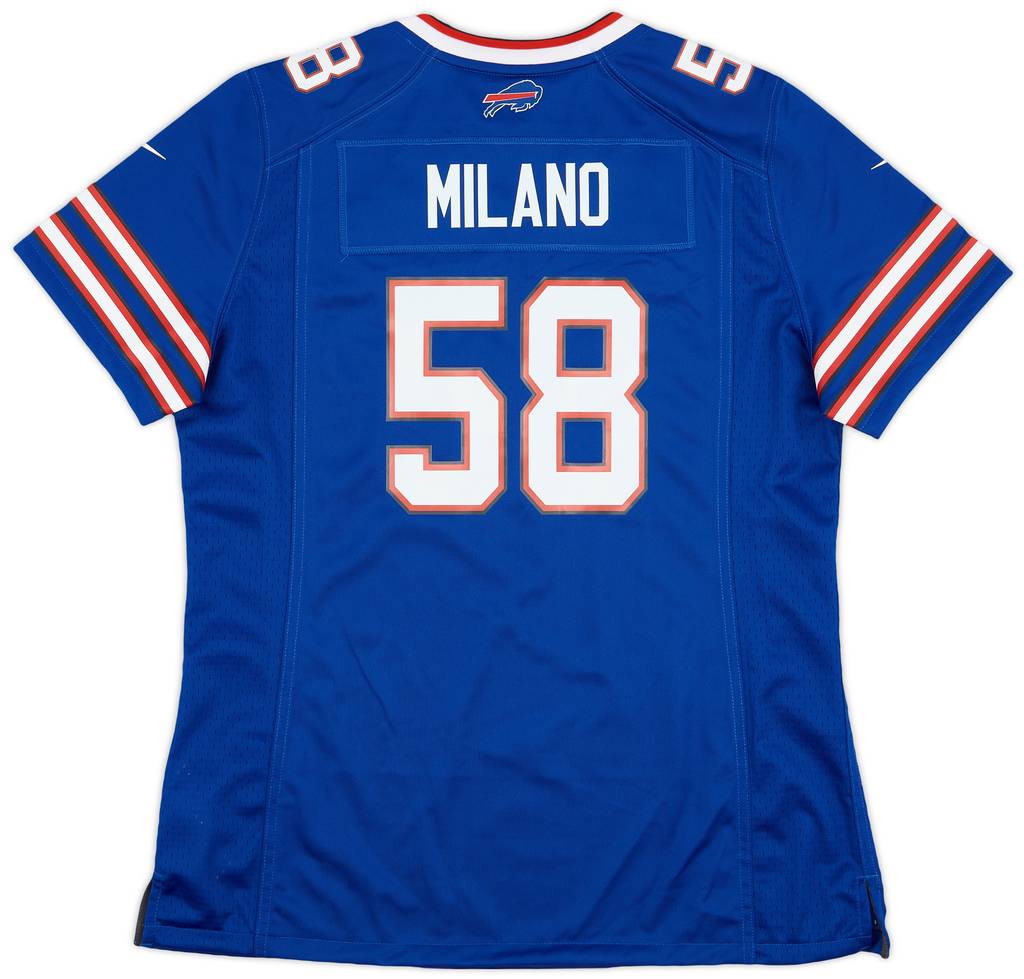 2017-23 Buffalo Bills Milano #58 Nike Game Home Jersey Womens (L)