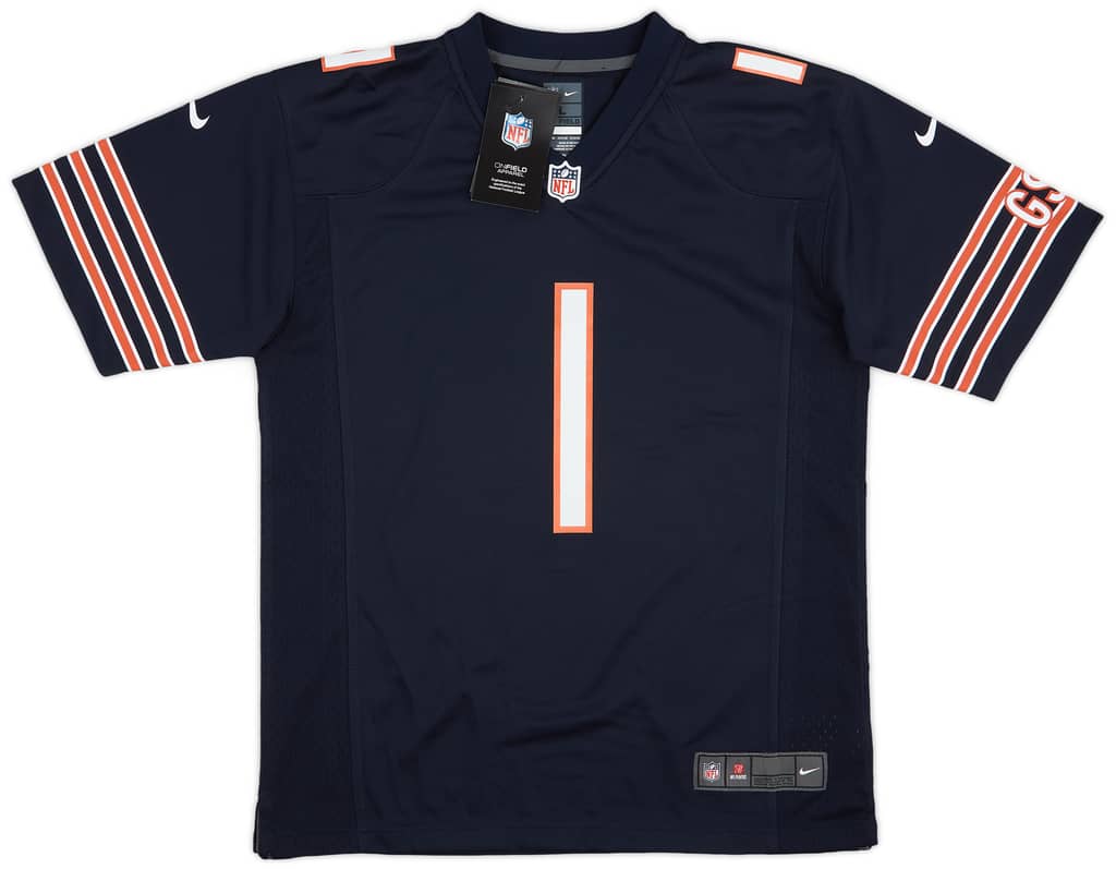 2021-23 Chicago Bears Fields #1 Nike Game Home Jersey (L.Kids)