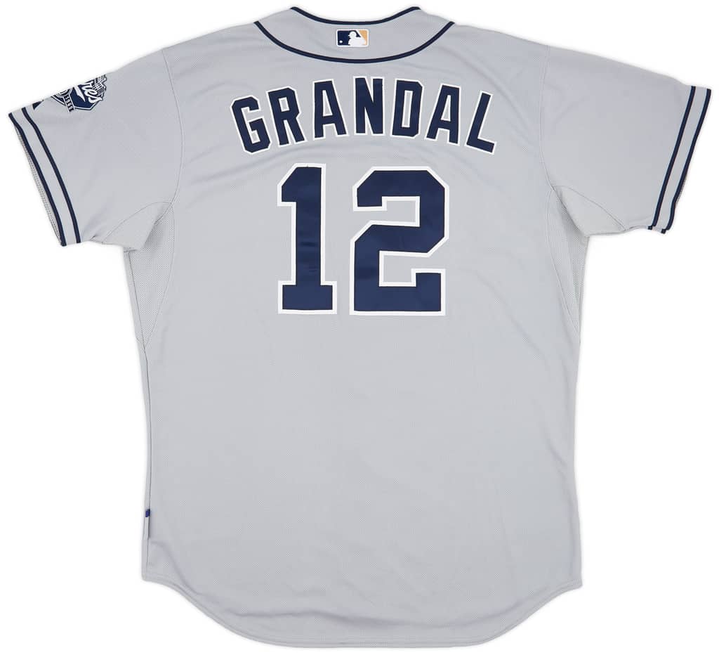2012-14 San Diego Padres Grandal #12 Authentic Majestic Away Jersey (Excellent) XXL