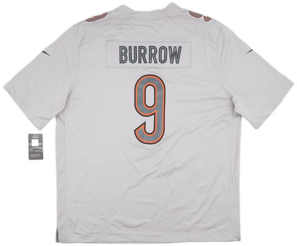 2022-23 Cincinnati Bengals Burrow #9 Nike Game Atmosphere Jersey (XXL)