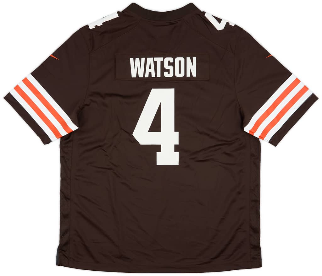 2022-23 Cleveland Browns Watson #4 Nike Game Home Jersey (XL)