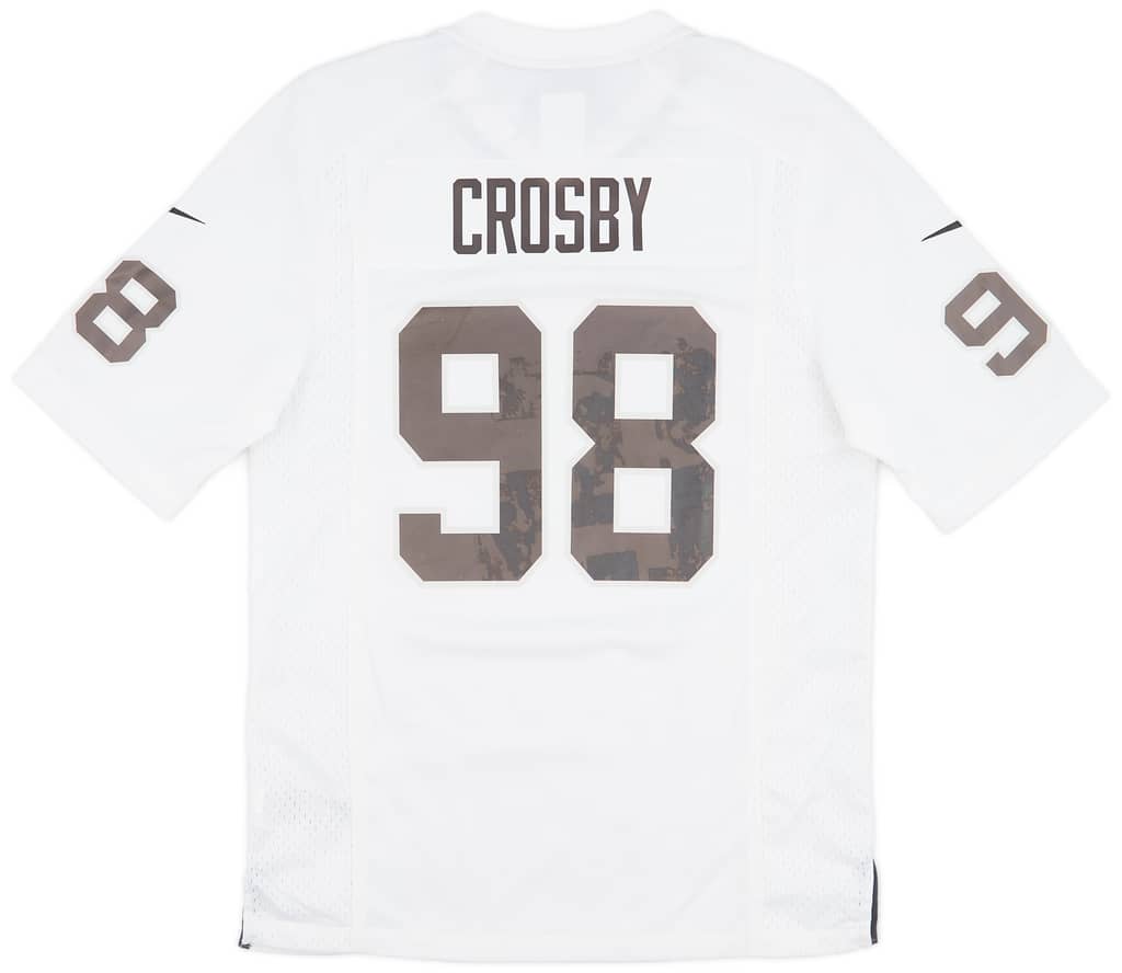 2020-23 Las Vegas Raiders Crosby #98 Nike Game Away Jersey (S)