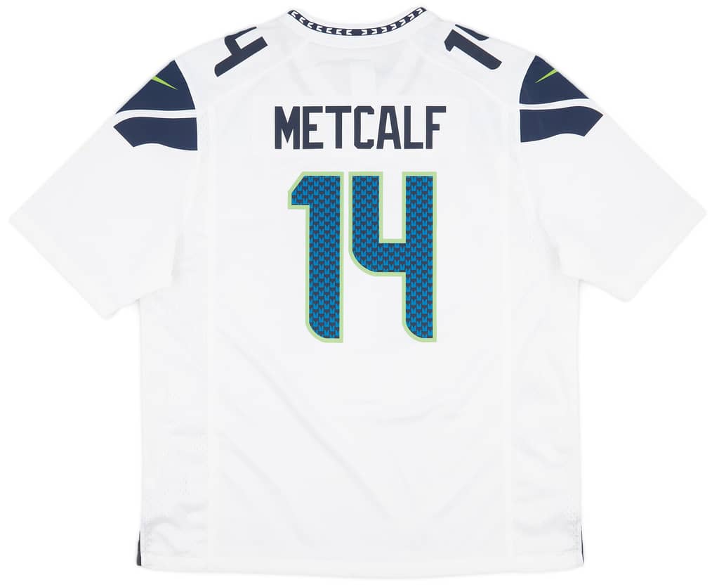 2019-23 Seattle Seahawks Metcalf #14 Nike Game Away Jersey (XL)