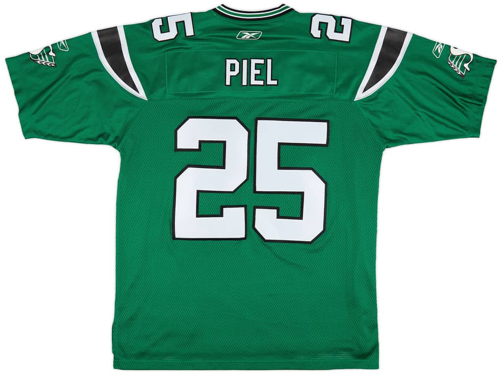 2011 Saskatchewan Roughriders Piel #25 Reebok Authentic Home Jersey (Excellent) XL
