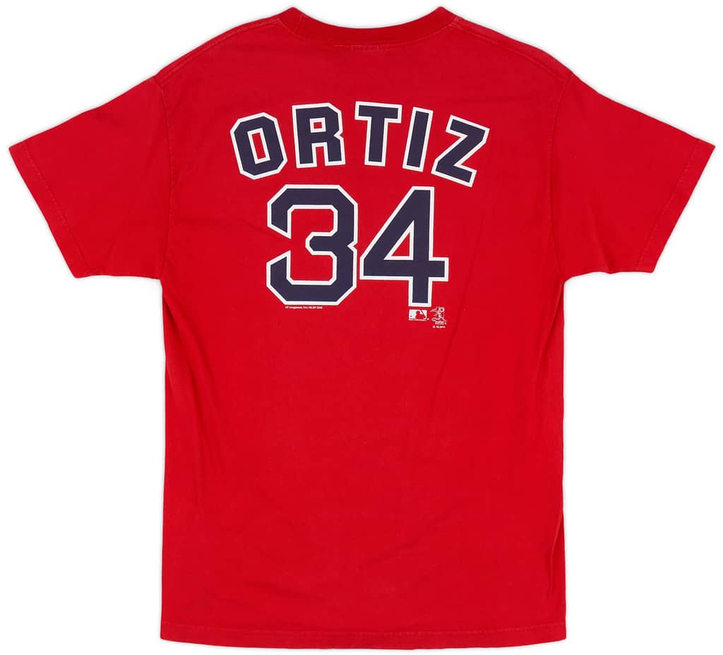 2006 Boston Red Sox Ortiz #34 CSA Tee (Excellent) L