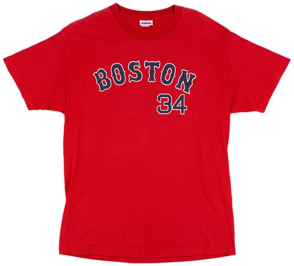 2006 Boston Red Sox Ortiz #34 CSA Tee (Excellent) L