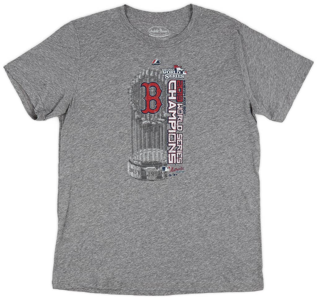 2013 Boston Red Sox World Series Champions Majestic Tee (Very Good) XL