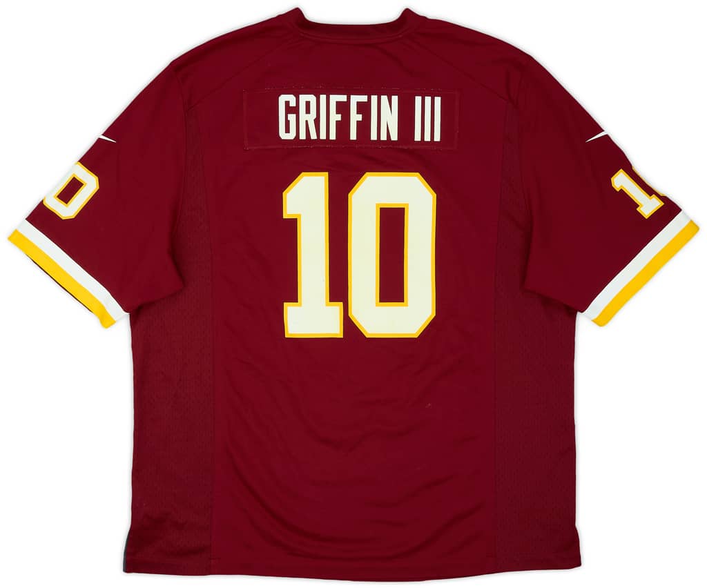 2012-15 Washington Redskins Griffin III #10 Nike Game Home Jersey - 4/10 - (XL)
