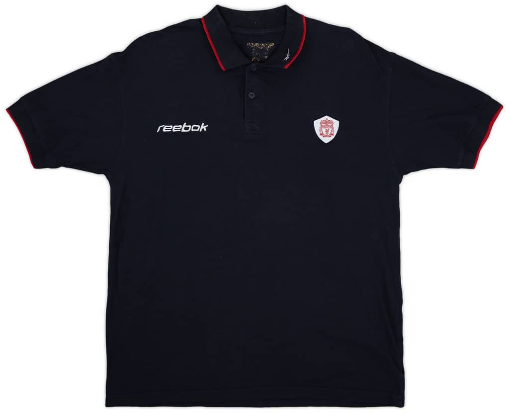 2001-02 Liverpool Reebok Polo Shirt - 8/10 - (L)