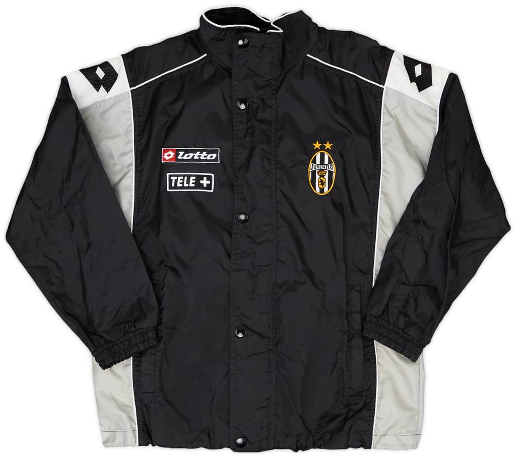 2000-01 Juventus Lotto Hooded Rain Jacket - 8/10 - (XL.Boys)