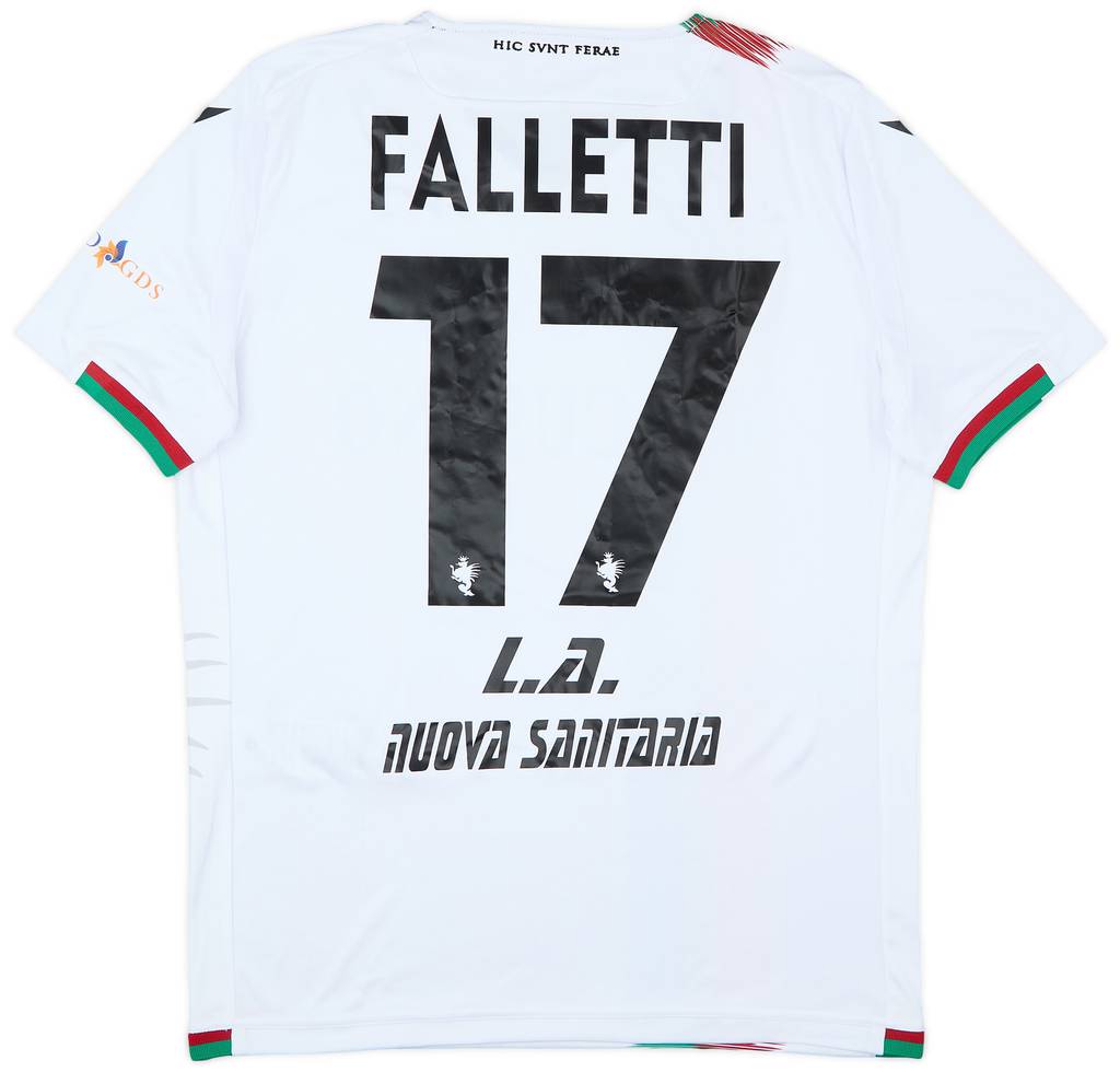 2020-21 Ternana Away Shirt Falletti #17 - 9/10 - (L)