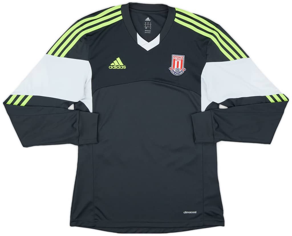 2013-14 Stoke City '150 Years' Away L/S Shirt Crouch #25 - 7/10 - (S)