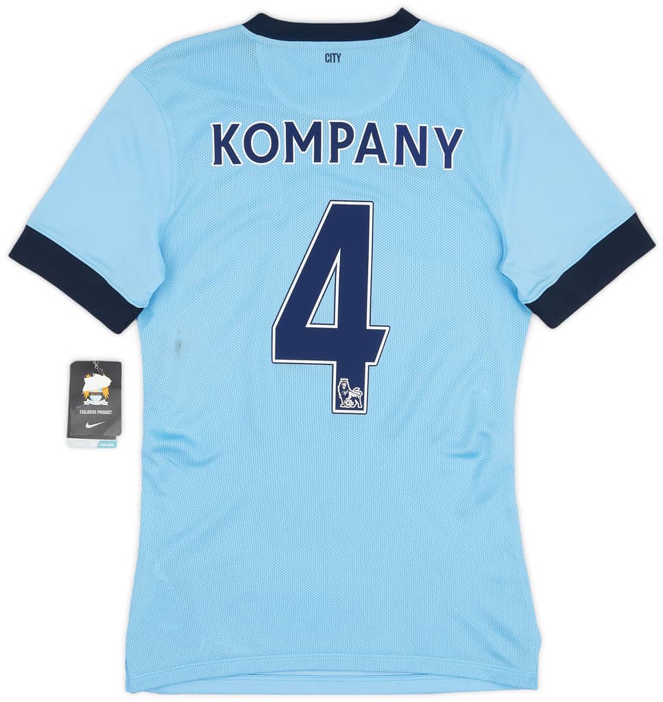 2014-15 Manchester City Authentic Home Shirt Kompany #4 (S)