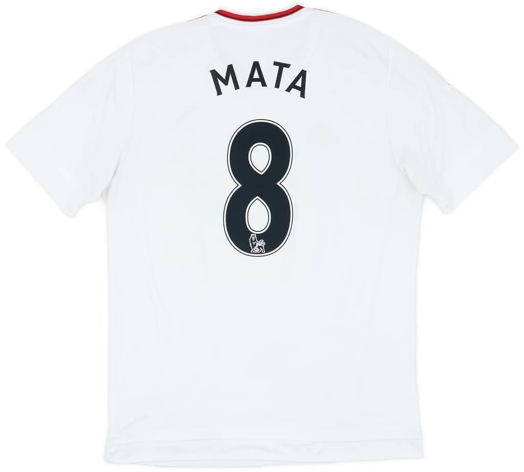 2015-16 Manchester United Away Shirt Mata #8 - 7/10 - (L)