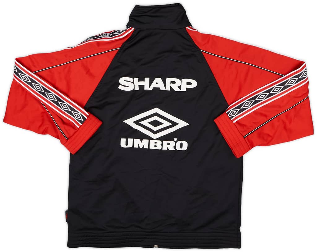 1998-00 Manchester United Umbro Track Jacket - 8/10 - (8-9 Years)